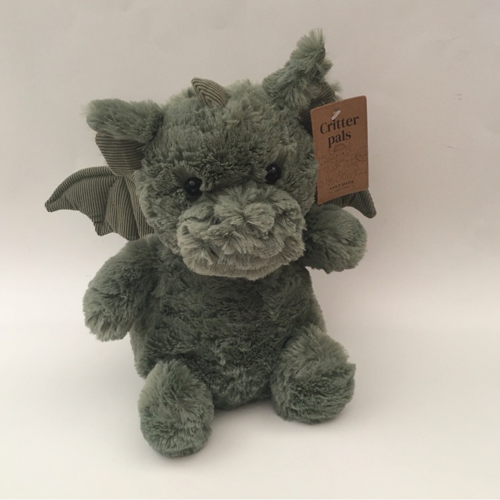 Plush Flying Dragon Stuffed Animal Baby Toy Soft Fleece NEW Linzy Critter Pals